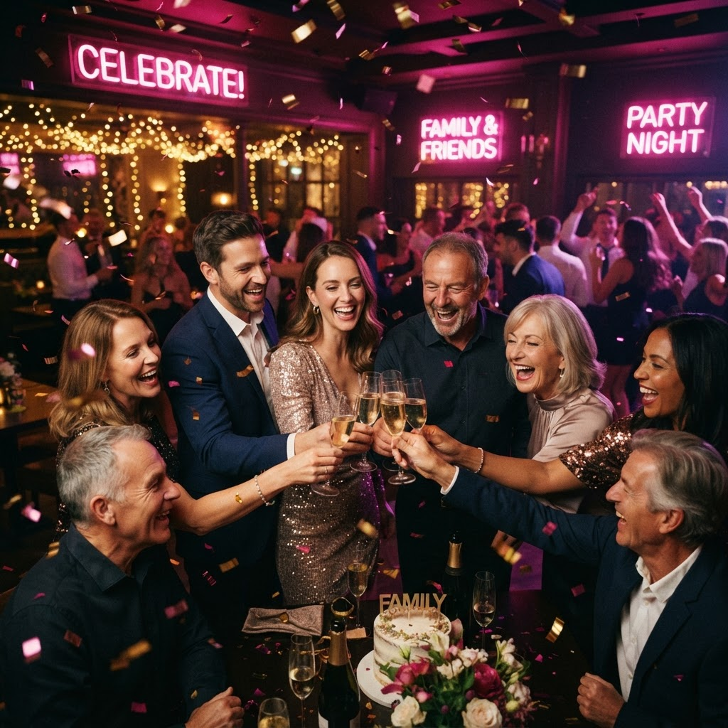 Recepciones y fiestas familiares